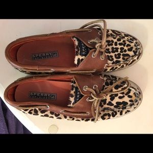 Cheetah Print Sperry’s size 7
